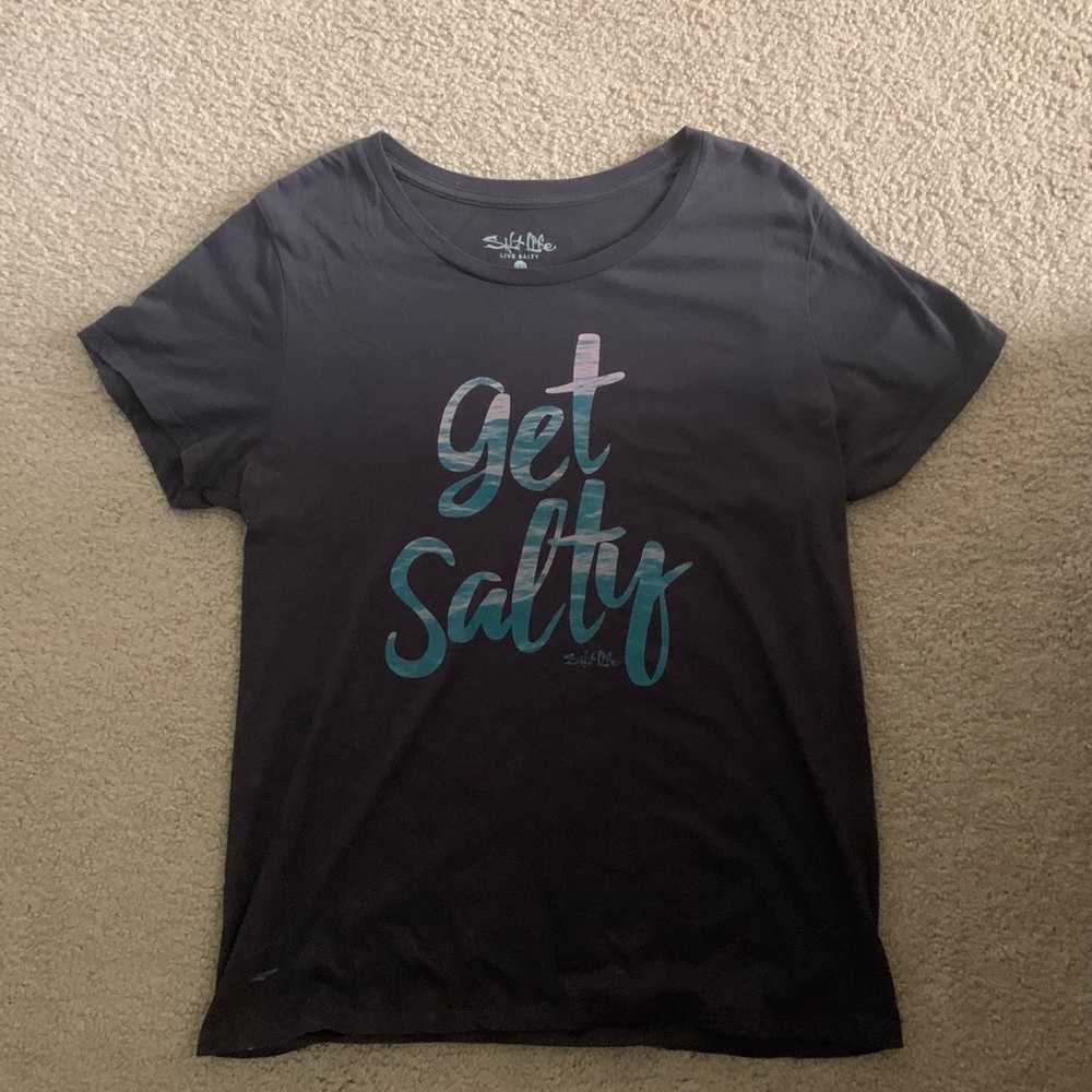 Salt Life T-shirt (dark gray) Size Large